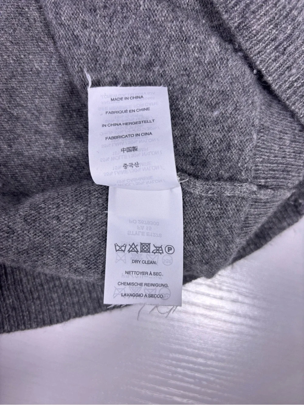 J.Crew Wool Cashmere Long Cardigan Sweater Gray Button Front Medium